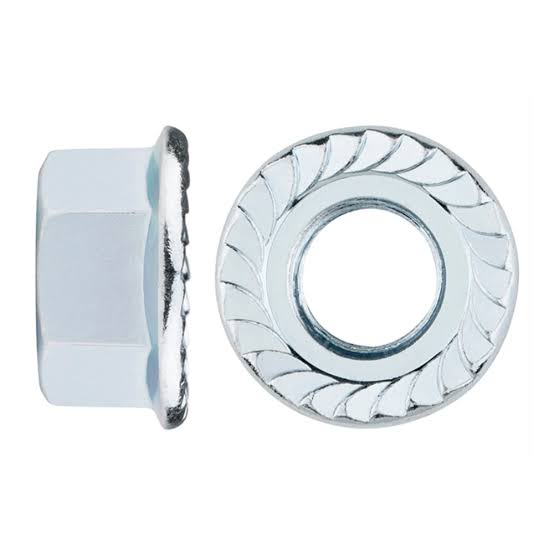 Hex Flange Nut with Serration DIN 6923 M5 M6 M8 M10 M12 M16 M20 India